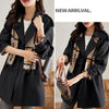 ✨ Fashionable high-end women's windbreaker with mid-length lapel