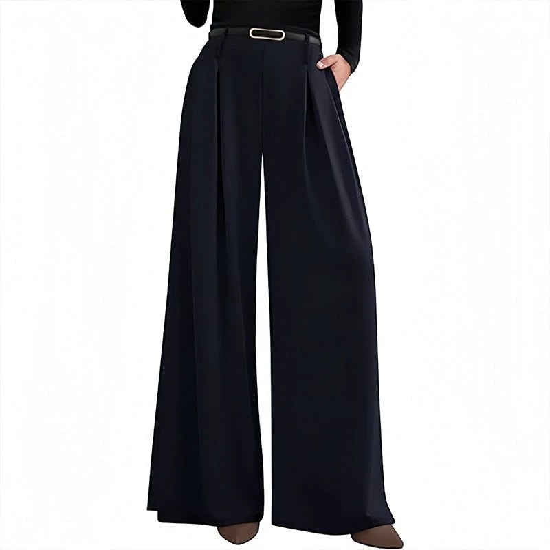 🌸 Women's High-Waisted Relaxed Wide-Leg Pants