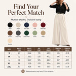 🌸 Women's High-Waisted Relaxed Wide-Leg Pants