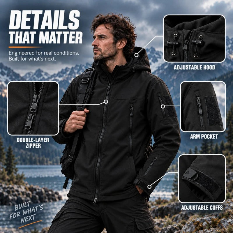 💥 | Men's Waterproof Insulated Outdoor Jacket