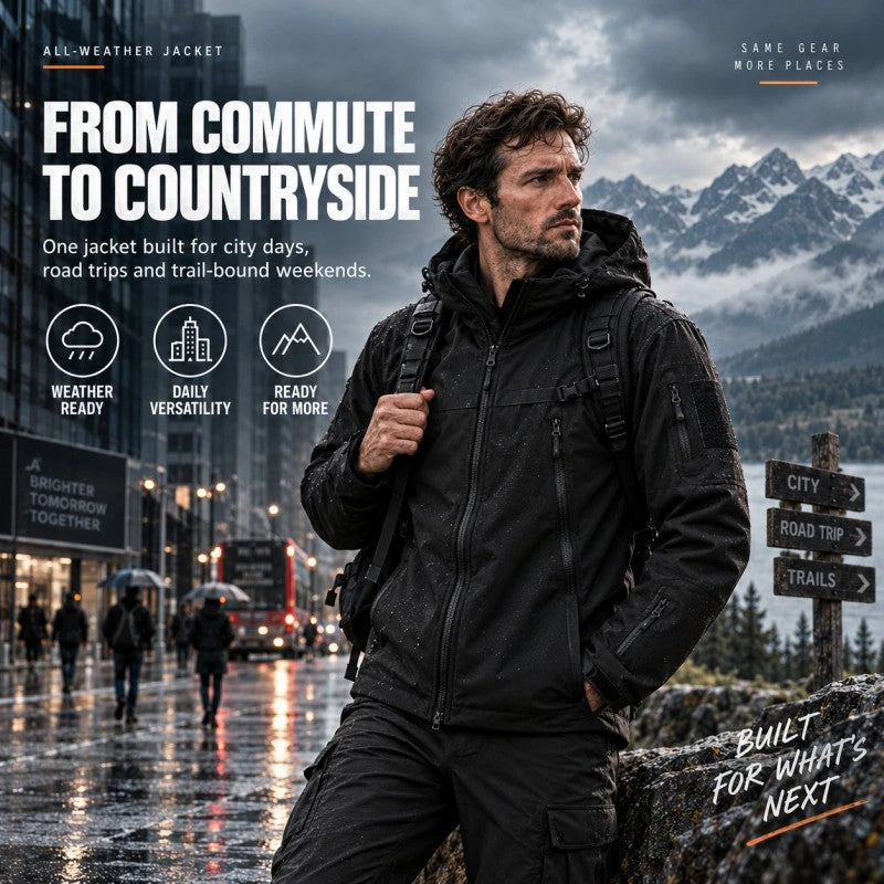 💥 | Men's Waterproof Insulated Outdoor Jacket