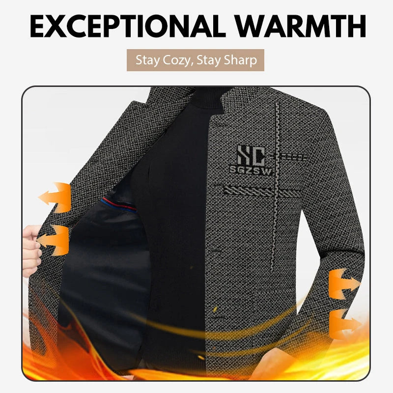 🔥Men's High-quality Casual Warm Coat