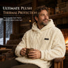 💥Men's Jacquard Fleece-Lined Hooded Pullover