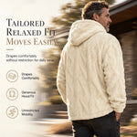 💥Men's Jacquard Fleece-Lined Hooded Pullover