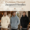 💥Men's Jacquard Fleece-Lined Hooded Pullover