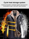 🔥Men‘s Quilted Faux Leather Jacket【Fashion and warmth】