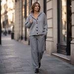 🧶Women's Hooded Button-Up Knit Cardigan