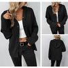 🧶Women's Hooded Button-Up Knit Cardigan
