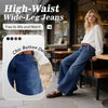 High-Waist Wide-Leg Denim