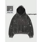 Rhinestone Glitter Oversized Hoodie