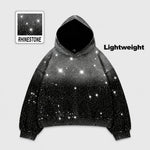 Rhinestone Glitter Oversized Hoodie
