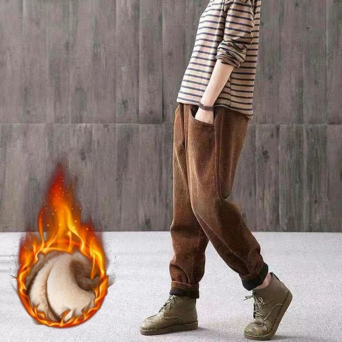 Plus Size Corduroy Pants