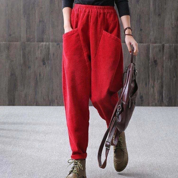 Plus Size Corduroy Pants