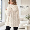 Fuzzy Sherpa Hooded Cardigan