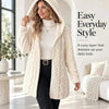 Fuzzy Sherpa Hooded Cardigan