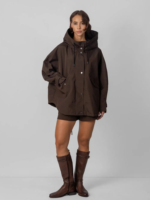 One Size Mid Length Oversized Rain Jacket