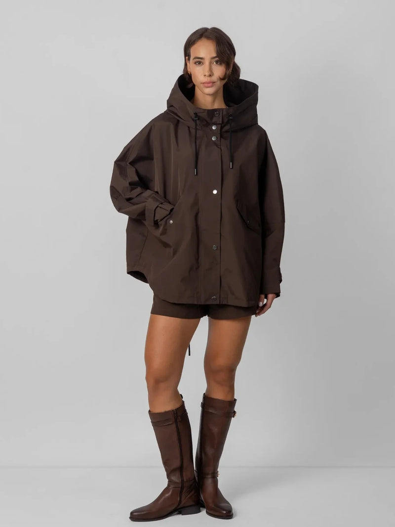 One Size Mid Length Oversized Rain Jacket