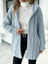 Fuzzy Sherpa Hooded Cardigan