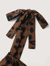 Plus Size Leopard Print Wide-Leg Jumpsuit with Adjustable Shoulder Ties